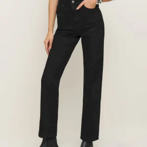 Cynthia High Rise Straight Jeans