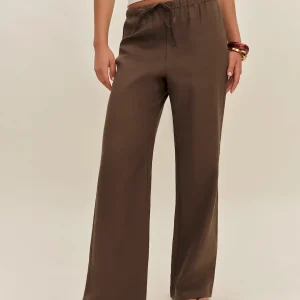 Petites Olina Linen Pant