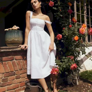Tagliatelle Linen Dress