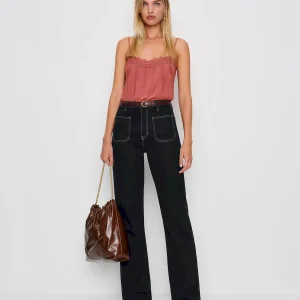 Alyssa High Rise Wide Leg Long Jeans