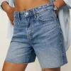 Raye Mid Rise 6” Relaxed Jean Shorts