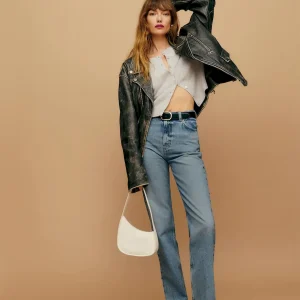 Abby High Rise Straight Jeans