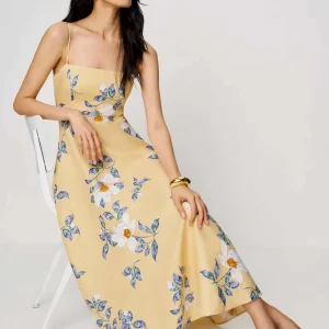 Monette Linen Dress