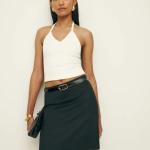 Rina Low Waisted Linen Skirt