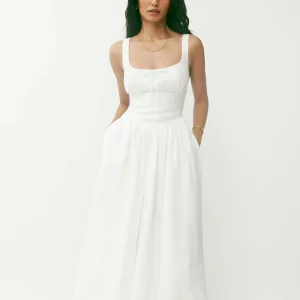 Petites Balia Linen Dress