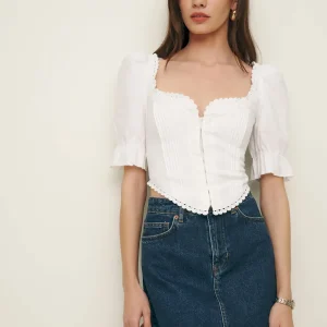 Simmie Linen Top