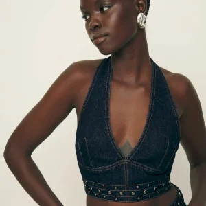 Saylor Denim Top
