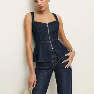 Zeta Denim Top