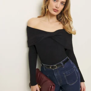 Florie Twist Front Sweater