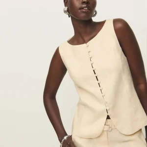 Addison Linen Top