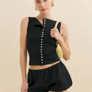 Luna Linen Bloomer Short