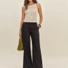 Astrid Linen Mid Rise Pant