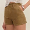 Blake High Rise 3” Utility Jean Shorts