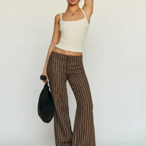 Petites Vida Linen Low Rise Pant