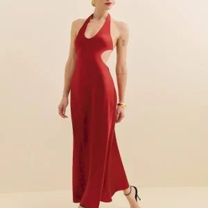 Cacio Silk Dress