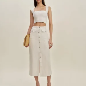 Britt Linen Skirt