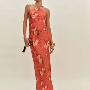 Zinna Satin Dress