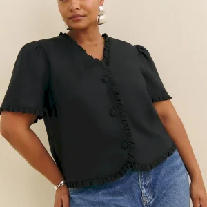 Bess Linen Top Es