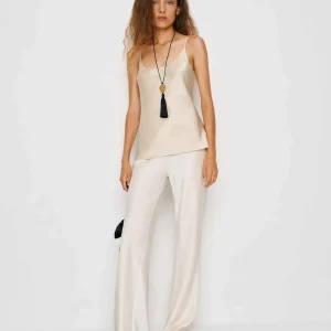 Lila Silk Top